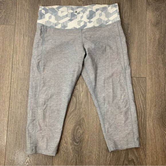 Tuff Athletics Training Women's Capri Pants Leggings Sportswear Size Small Grey - Picture 5 of 7
